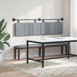 Tête de lit suspendue Gris clair Tissu 632154632154