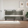 Tête de lit suspendue Gris clair Tissu en velours côtelé 632162632162