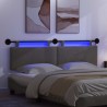 Tête de lit suspendue Gris clair Tissu en velours côtelé 632162632162