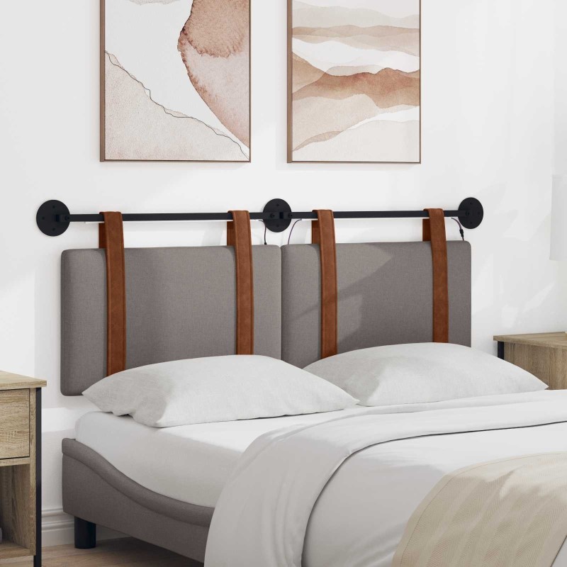 Tête de lit suspendue Avec lumière LED Taupe PU antique 632164632164