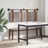 Tête de lit suspendue Avec lumière LED Taupe PU antique 632164632164