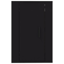 Meubles TV muraux 2 pcs Noir 40x34,5x60 cm 632166632166