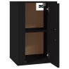 Meubles TV muraux 2 pcs Noir 40x34,5x60 cm 632166632166