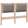 Tête de lit Autre Marron 135 cm Bois massif en pin 632168632168