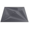 Panneaux muraux Étoile 24 pcs Gris Étoile 50 x 50 cm Mousse XPS 632169632169