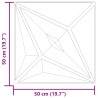 Panneaux muraux Étoile 24 pcs Gris Étoile 50 x 50 cm Mousse XPS 632169632169