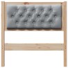 Tête de lit Autre Marron et gris clair 80 cm Bois massif en pin 632174632174