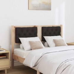 Tête de lit Autre Marron et noir 135 cm Bois massif en pin 632177632177