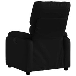 Fauteuil de massage inclinable noir similicuir 632178632178