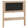 Tête de lit Autre marron et gris foncé 80 cm Bois massif en pin 632187632187
