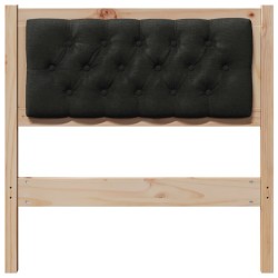 Tête de lit Autre Marron et noir 80 cm Bois massif en pin 632188632188
