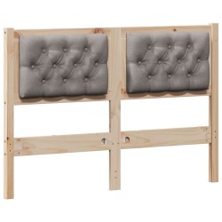 Tête de lit Autre Marron et taupe 135 cm Bois massif en pin 632190632190