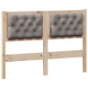 Tête de lit Autre Marron et taupe 135 cm Bois massif en pin 632190632190