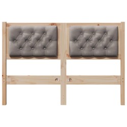 Tête de lit Autre Marron et taupe 135 cm Bois massif en pin 632190632190