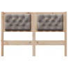 Tête de lit Autre Marron et taupe 135 cm Bois massif en pin 632190632190