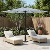Parasol de jardin 300 x 300 cm Polyester Rectangulaire 632191632191