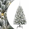 Sapin de Noël artificiel Vert et blanc 120 cm PVC et métal 632196632196