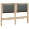 Tête de lit Autre Marron 135 cm Bois massif en pin 632202632202