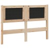 Tête de lit Autre Marron 135 cm Bois massif en pin 632202632202
