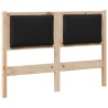 Tête de lit Autre Marron 135 cm Bois massif en pin 632203632203