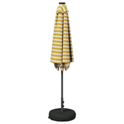Parasol de jardin avec lumières LED et base 270 x 270 cm 632206632206