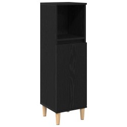 Ensemble de mobilier de salle de bain 3 pcs Chêne noir 632213632213