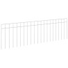 Panneau de clôture de jardin 12 pcs Acier galvanisé Argenté 632219632219