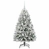 Sapin de Noël artificiel Vert et blanc 120 cm PVC et métal 632223632223