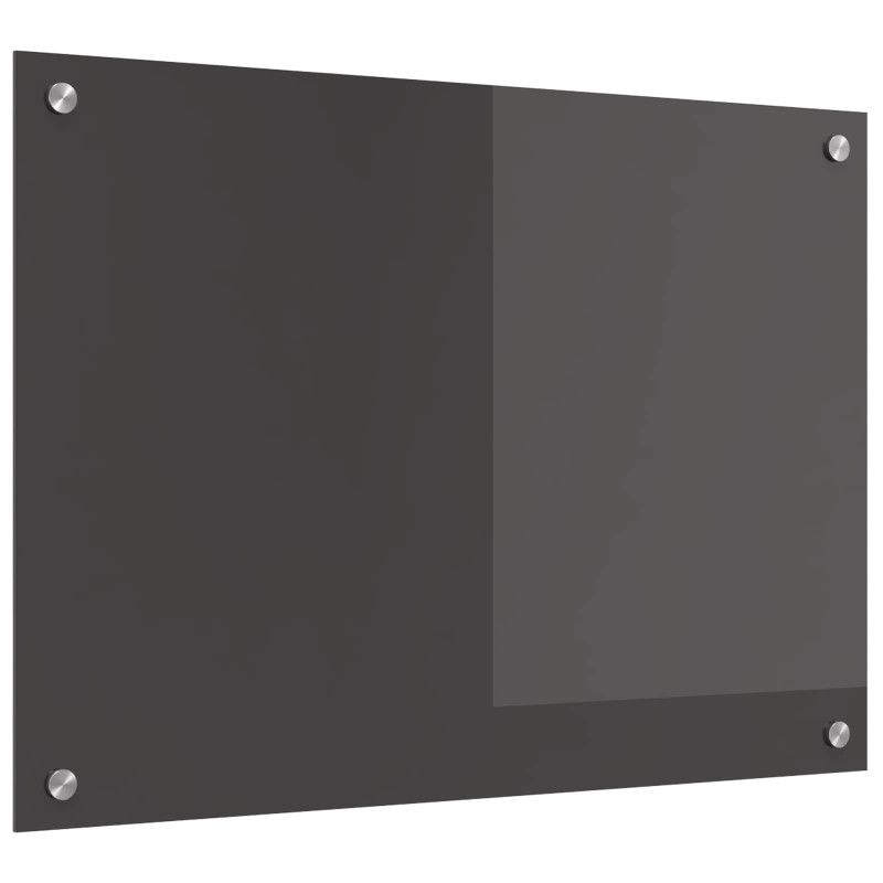 Crédence de cuisine Gris foncé 70 x 50 cm verre trempé 632226632226