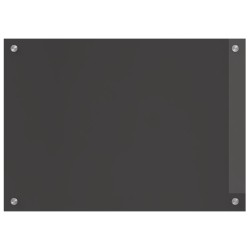 Crédence de cuisine Gris foncé 70 x 50 cm verre trempé 632226632226