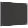 Crédence de cuisine Gris foncé 70 x 50 cm verre trempé 632226632226