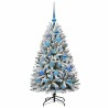 Sapin de Noël artificiel Vert et blanc 120 cm PVC et métal 632233632233