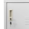 Armoire à casiers Gris clair 90x45x92,5 cm Acier 632238632238