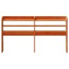 Tête de lit avec étagères marron cire 150 cm bois massif de pin 632249632249