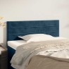 Tête de lit Bleu foncé 100x5x78/88 cm Velours 632265632265
