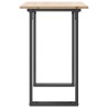 Table à manger cadre en O 100x50x75 cm bois de pin massif acier 632266632266
