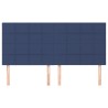 Tête de lit Bleu 180x5x118/128 cm Tissu 632270632270