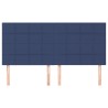 Tête de lit Bleu 160x5x118/128 cm Tissu 632272632272