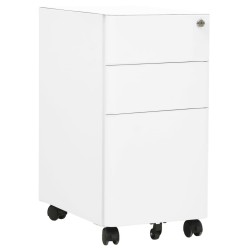 Classeur mobile Blanc 30x45x59 cm Acier 632273632273