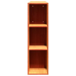 Tête de lit avec rangement cire marron 150cm bois massif de pin 632284632284