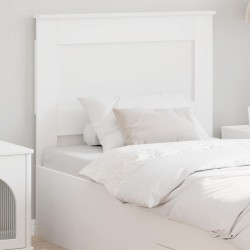 Tête de lit avec tête de lit Blanc 75 cm Bois d'ingénierie 632296632296