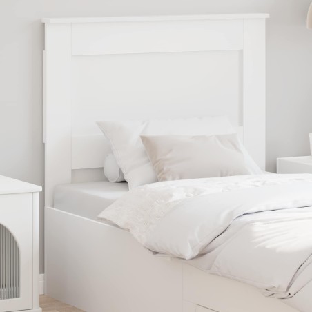 Tête de lit avec tête de lit Blanc 75 cm Bois d'ingénierie 632296632296