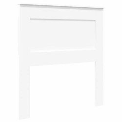 Tête de lit avec tête de lit Blanc 75 cm Bois d'ingénierie 632296632296