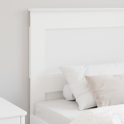 Tête de lit avec tête de lit Blanc 75 cm Bois d'ingénierie 632296632296
