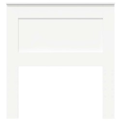 Tête de lit avec tête de lit Blanc 75 cm Bois d'ingénierie 632296632296