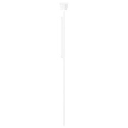 Tête de lit avec tête de lit Blanc 75 cm Bois d'ingénierie 632296632296