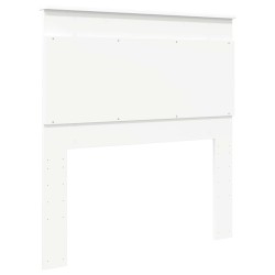 Tête de lit avec tête de lit Blanc 75 cm Bois d'ingénierie 632296632296