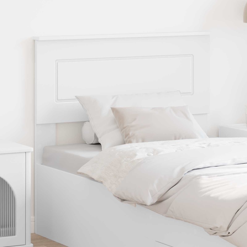 Tête de lit Blanc Bois d'ingénierie 632298632298