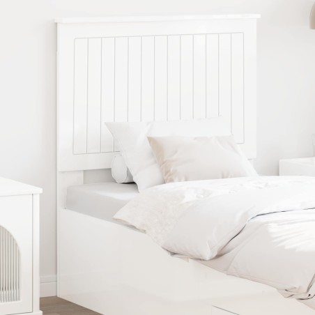 Tête de lit Blanc Brillant 80 cm Bois d'ingénierie 632304632304