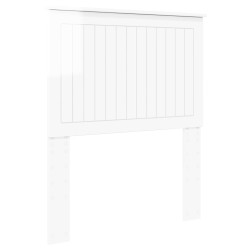 Tête de lit Blanc Brillant 80 cm Bois d'ingénierie 632304632304